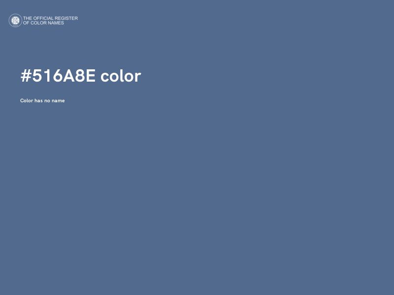 #516A8E color image