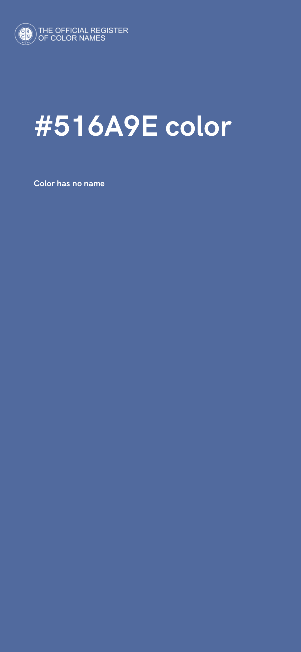#516A9E color image