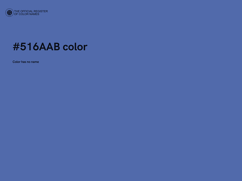#516AAB color image