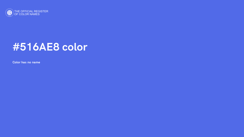 #516AE8 color image