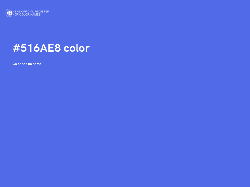 #516AE8 color image