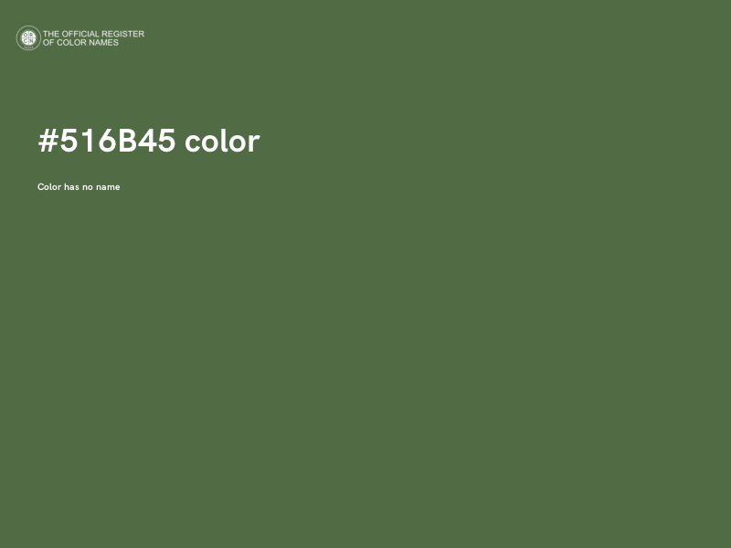 #516B45 color image
