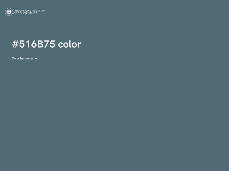 #516B75 color image