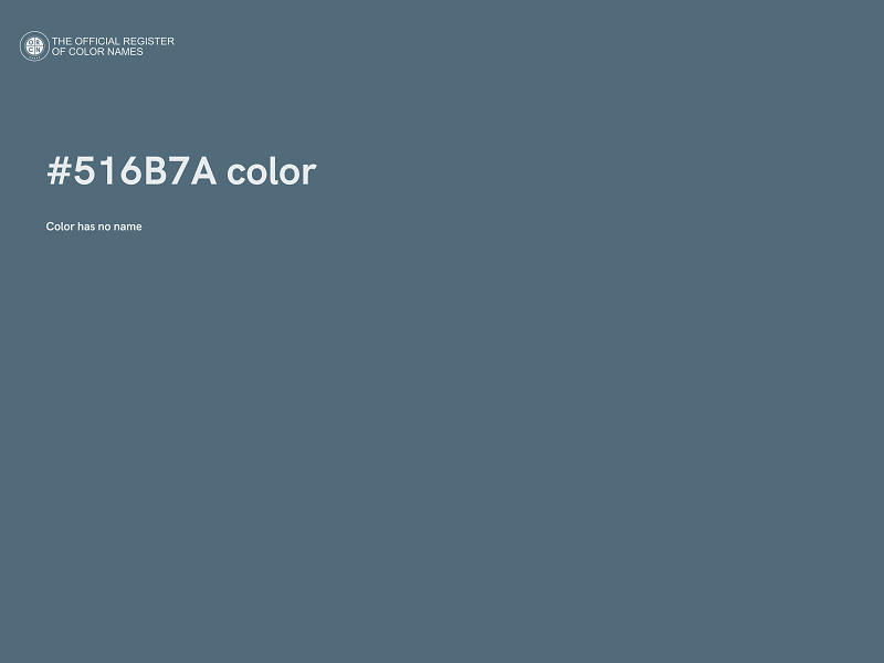 #516B7A color image