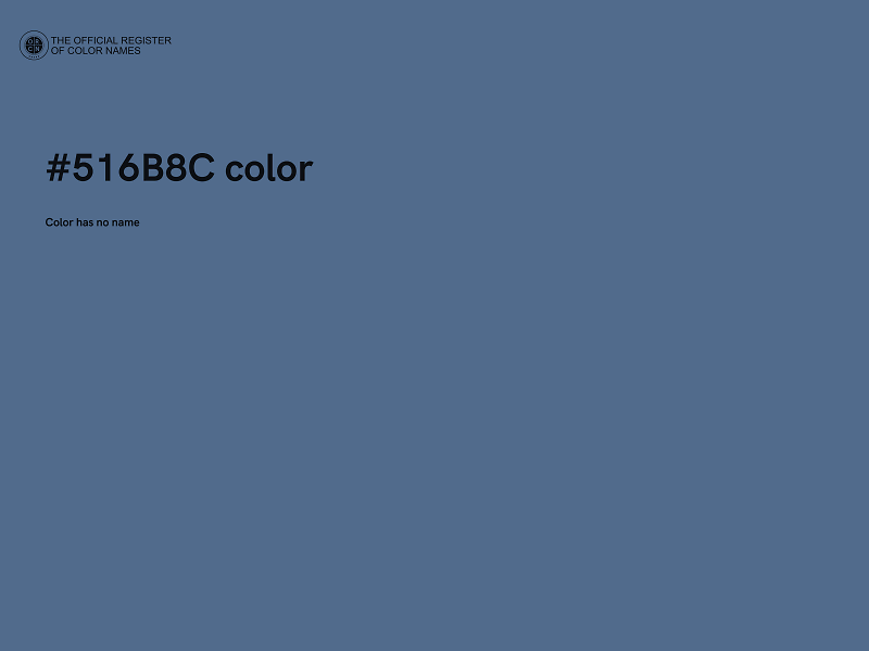 #516B8C color image
