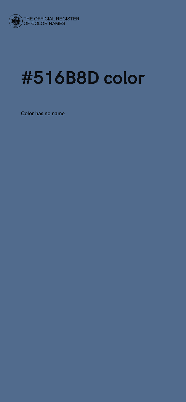 #516B8D color image