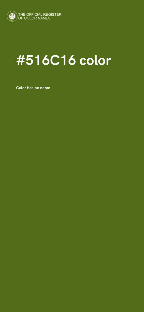 #516C16 color image