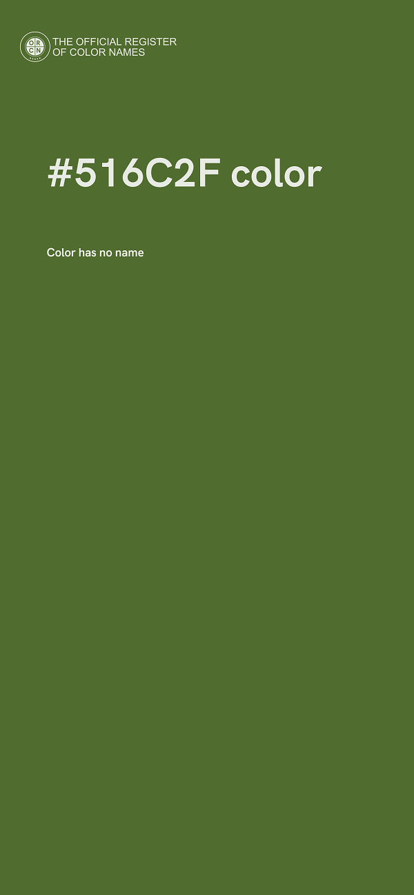 #516C2F color image