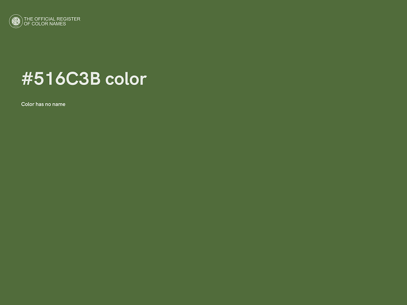 #516C3B color image