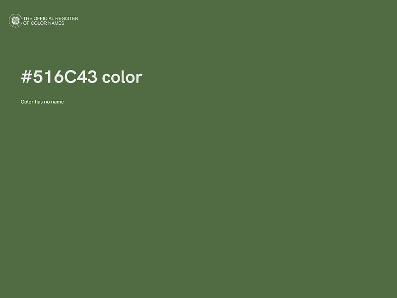 #516C43 color image