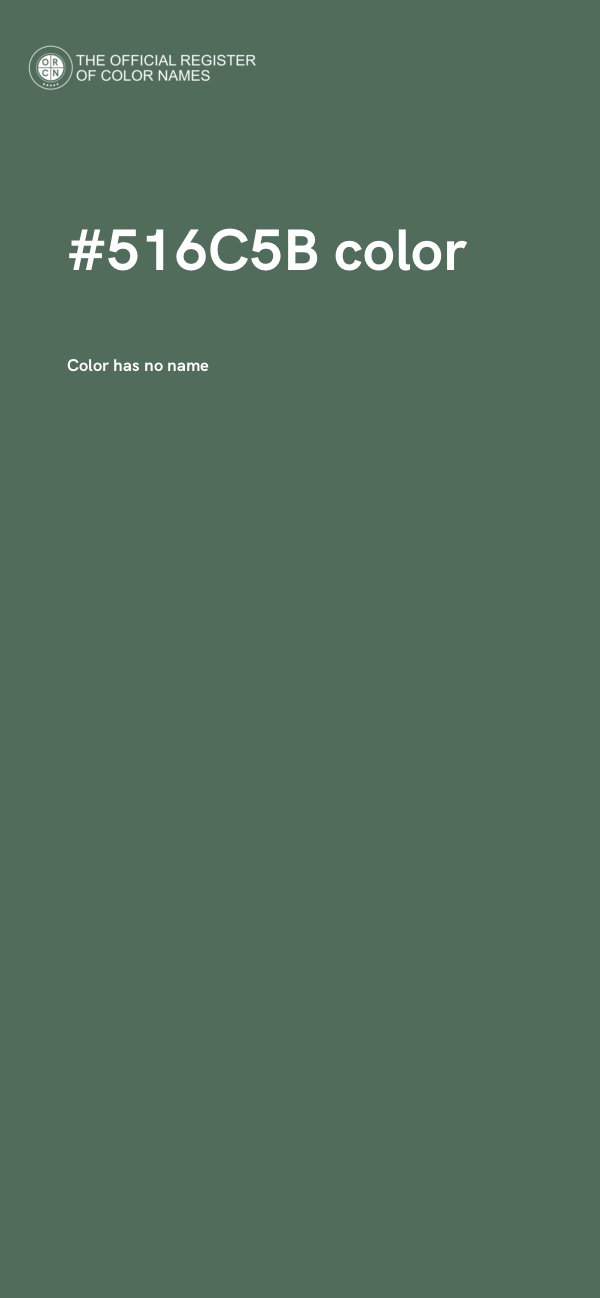 #516C5B color image