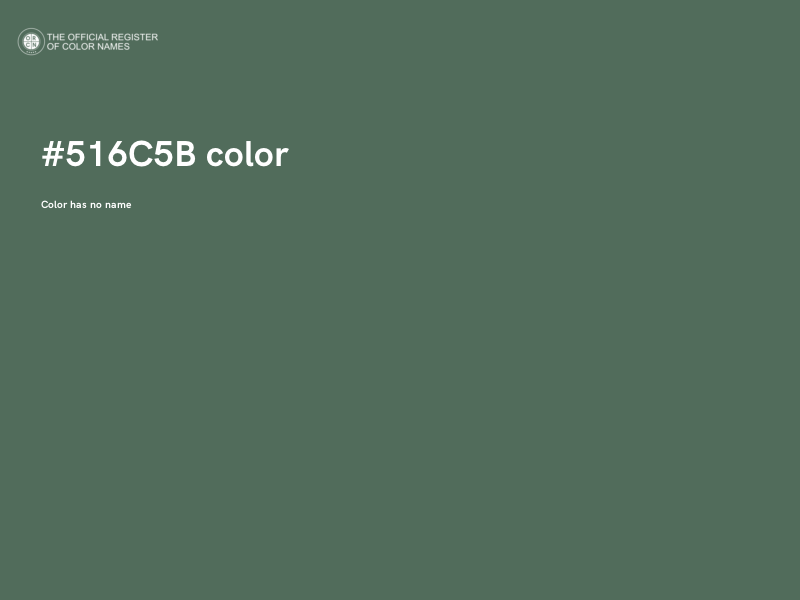 #516C5B color image