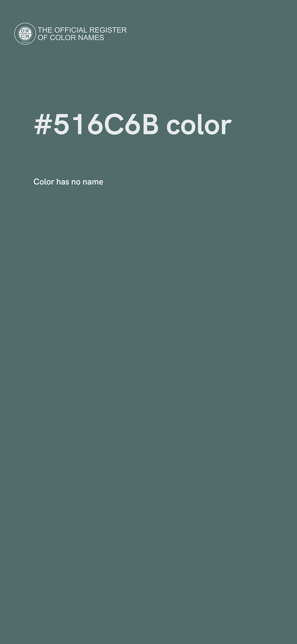 #516C6B color image