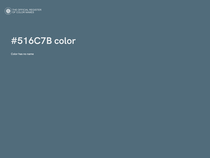 #516C7B color image