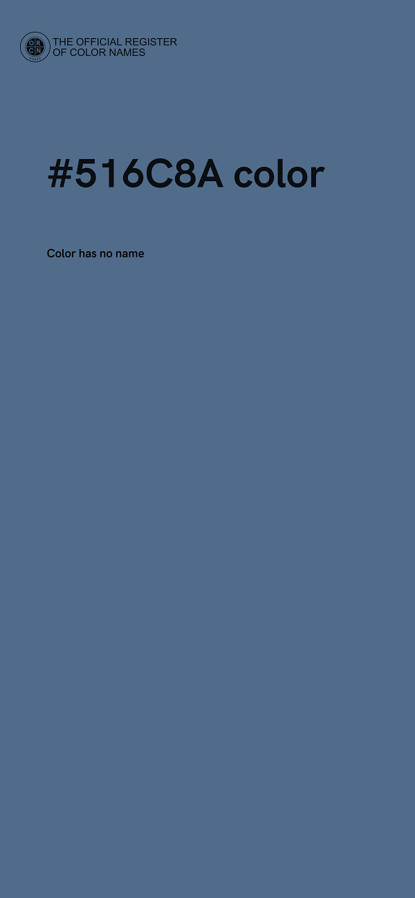 #516C8A color image