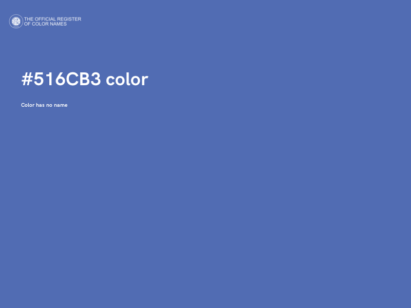 #516CB3 color image