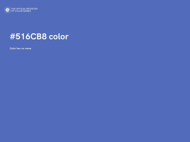 #516CB8 color image