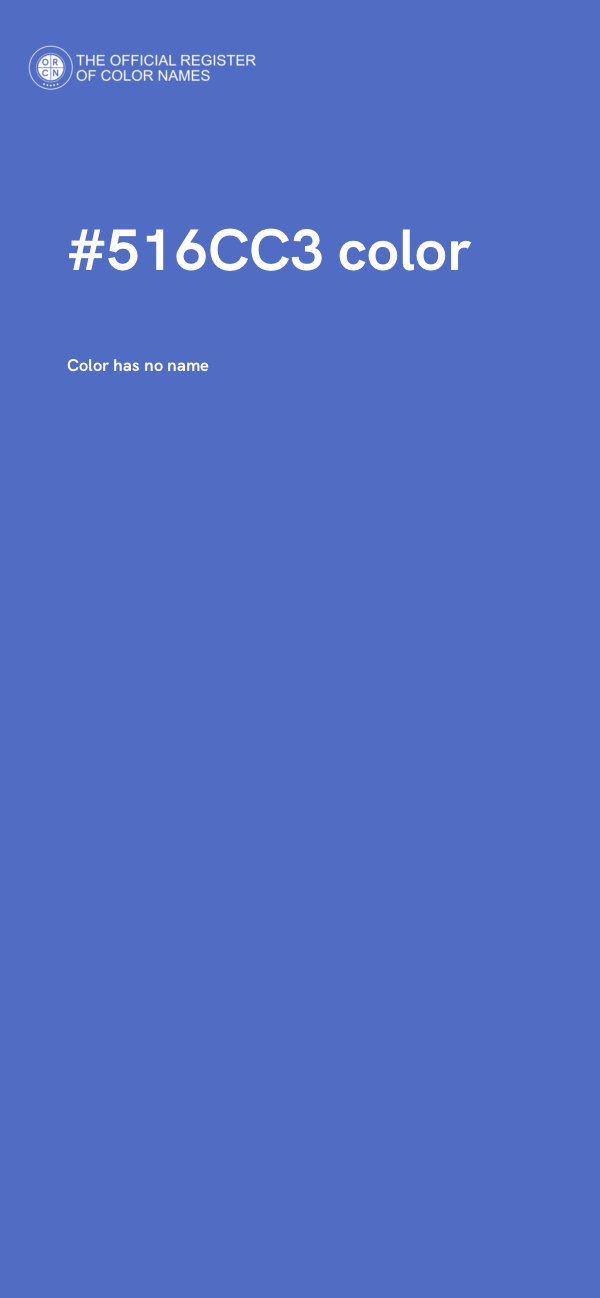 #516CC3 color image