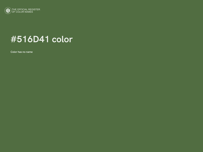 #516D41 color image