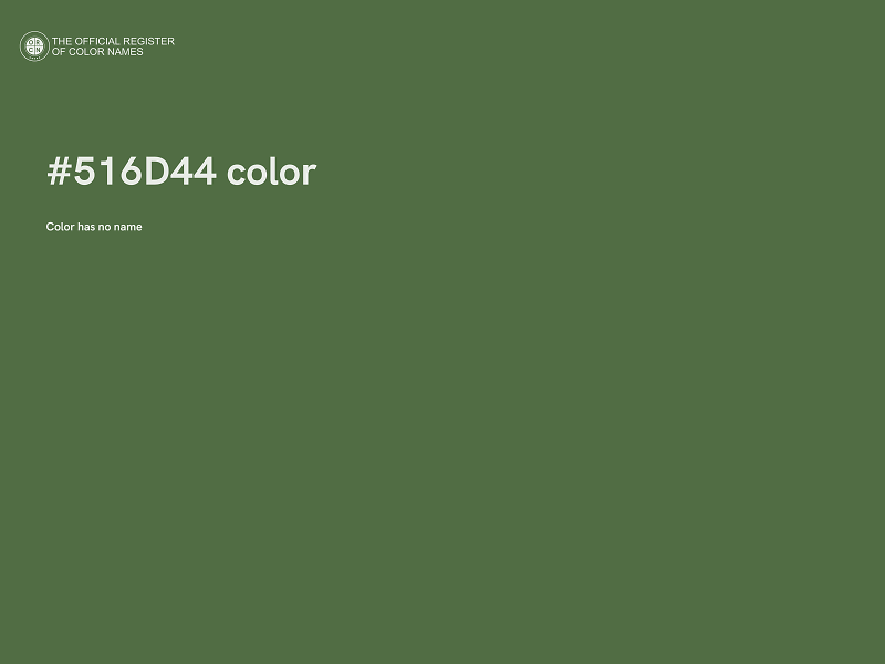 #516D44 color image