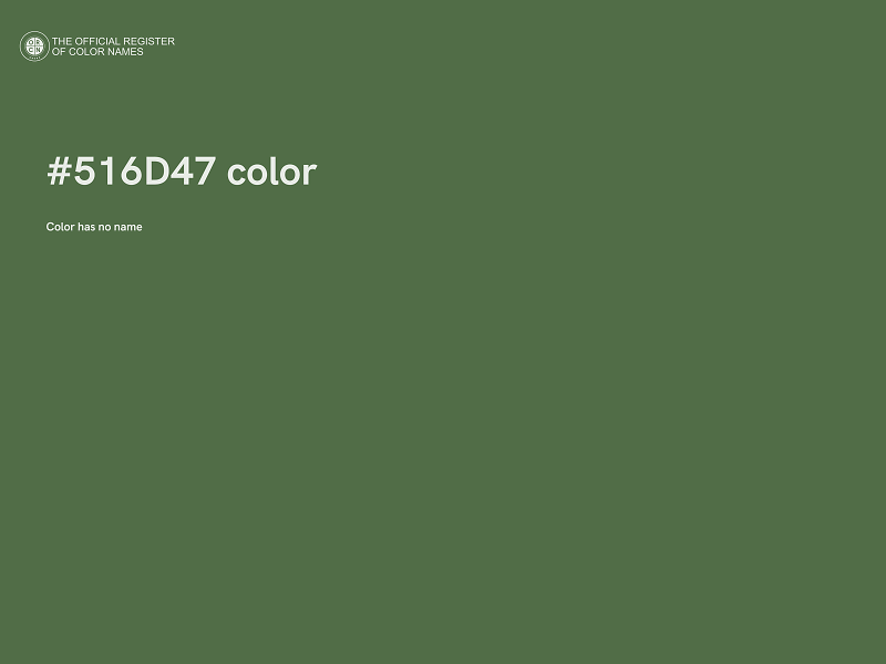 #516D47 color image