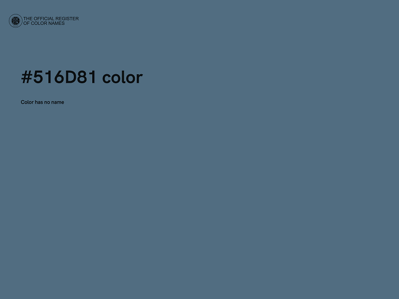 #516D81 color image