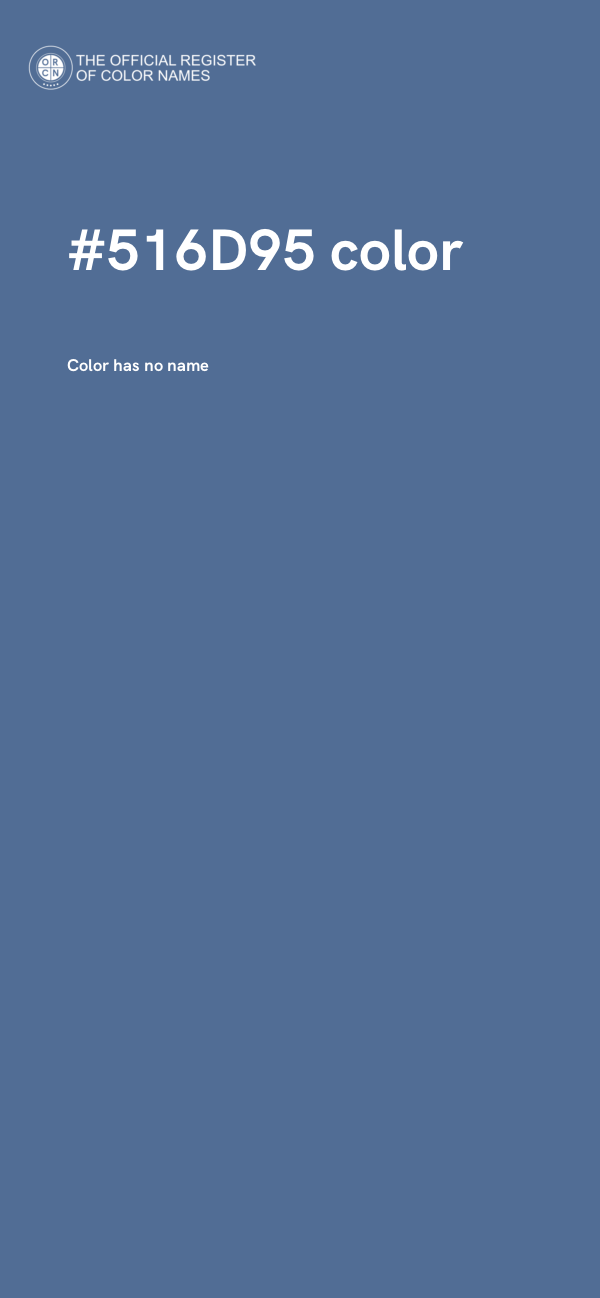 #516D95 color image