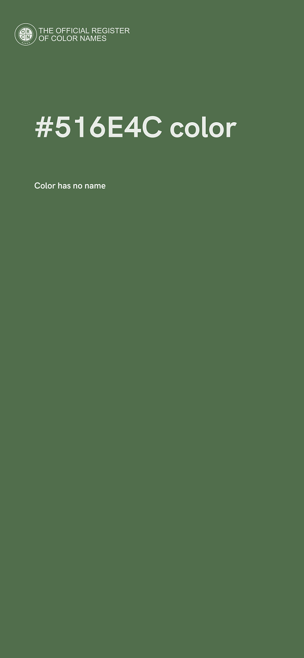 #516E4C color image