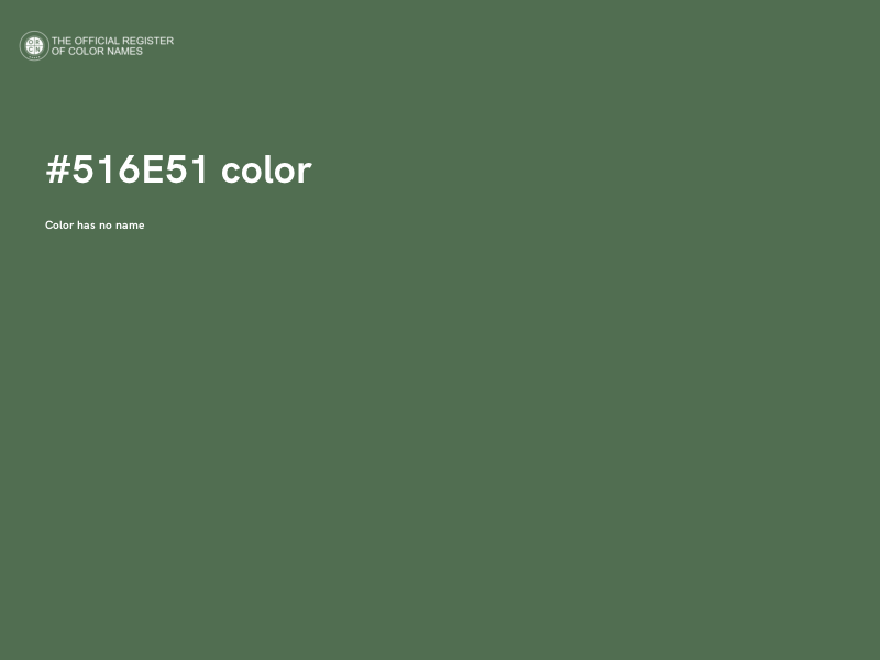 #516E51 color image