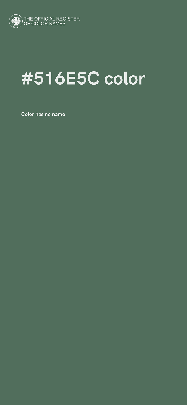 #516E5C color image