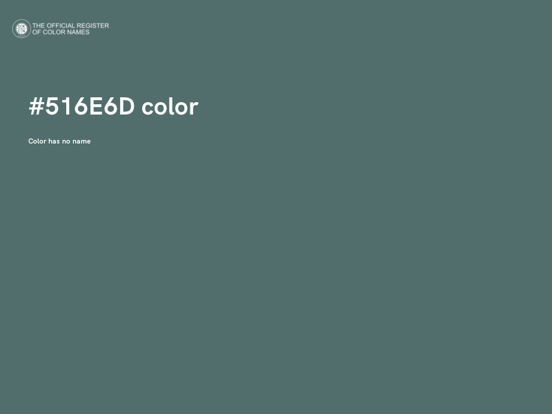 #516E6D color image
