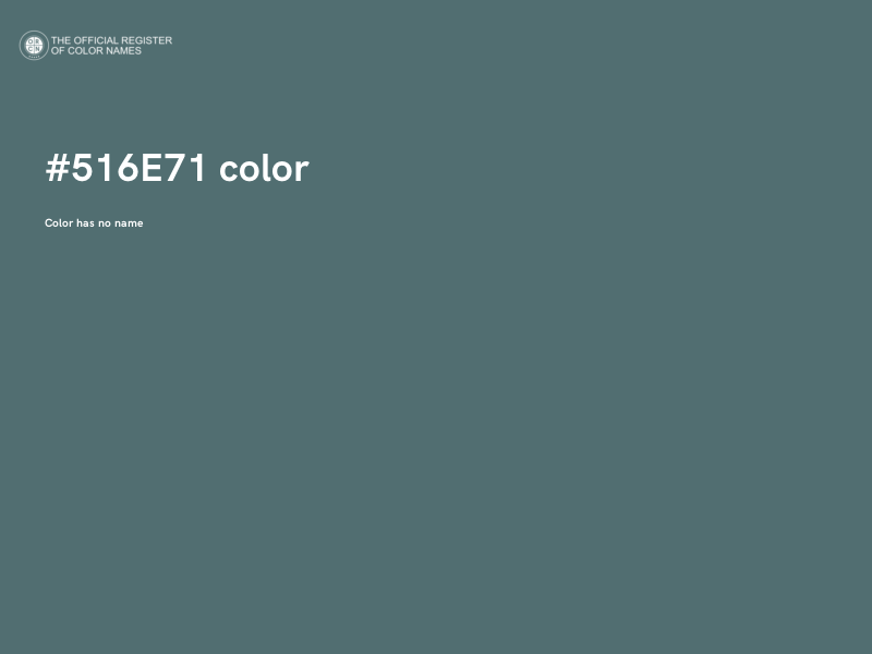 #516E71 color image