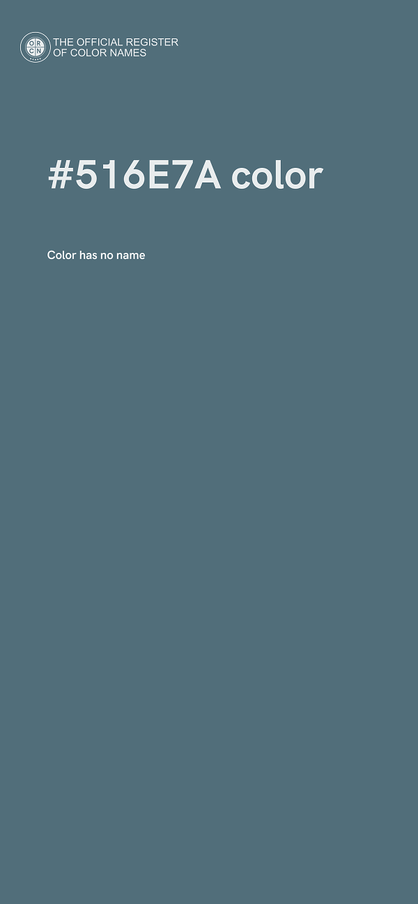 #516E7A color image