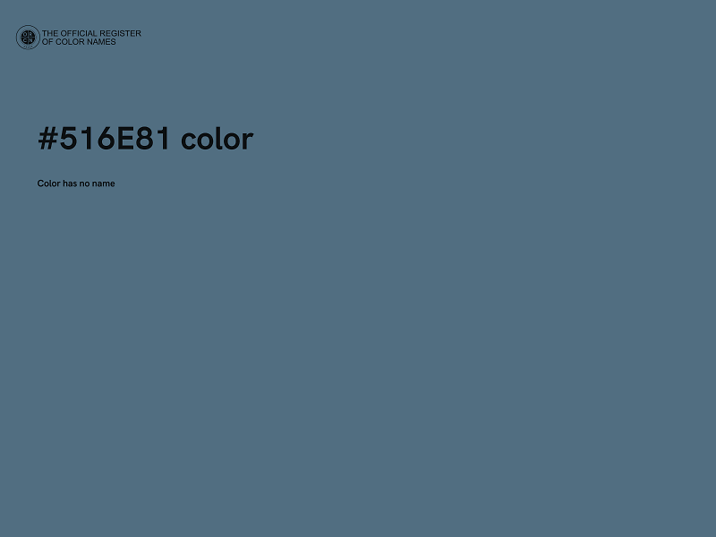 #516E81 color image