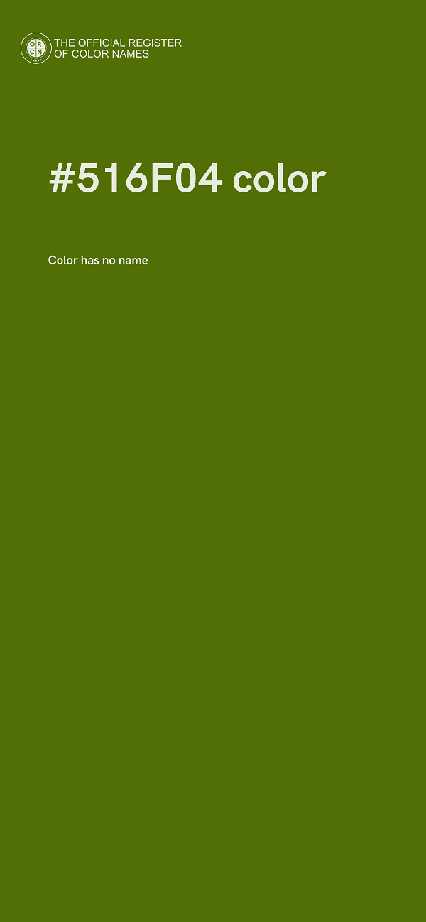 #516F04 color image