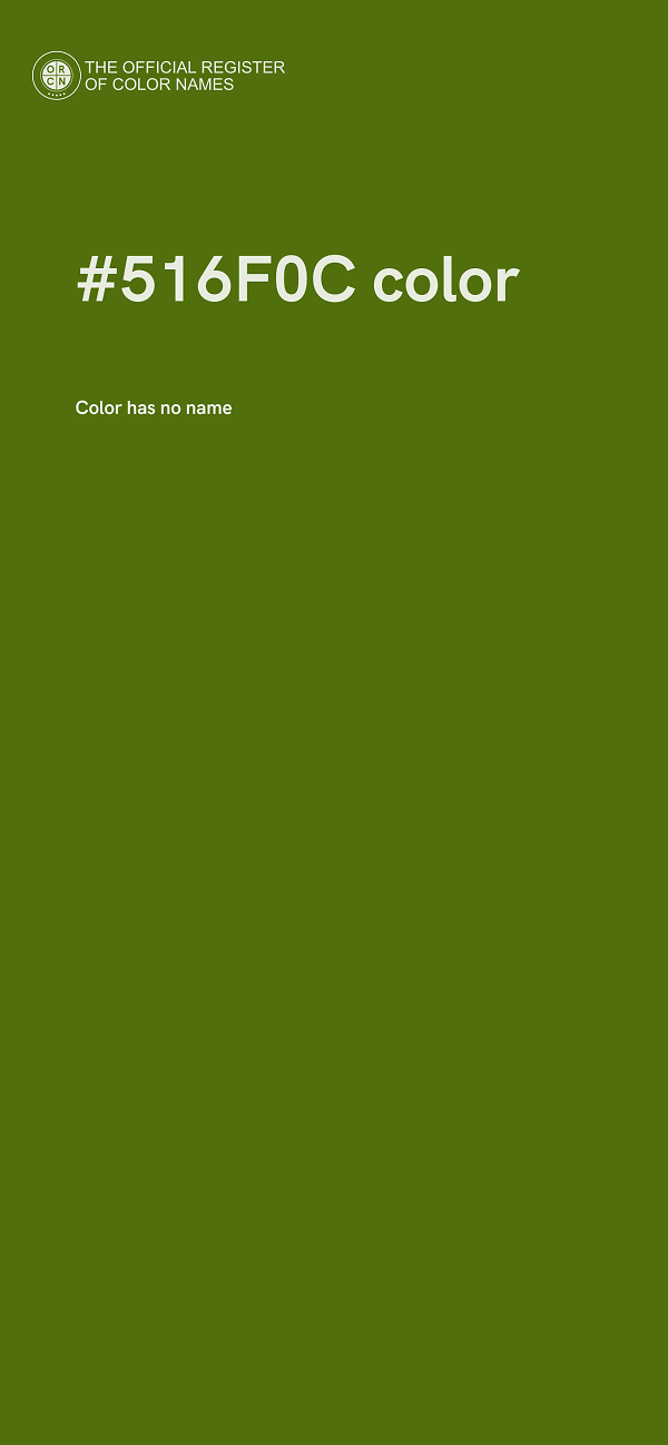 #516F0C color image