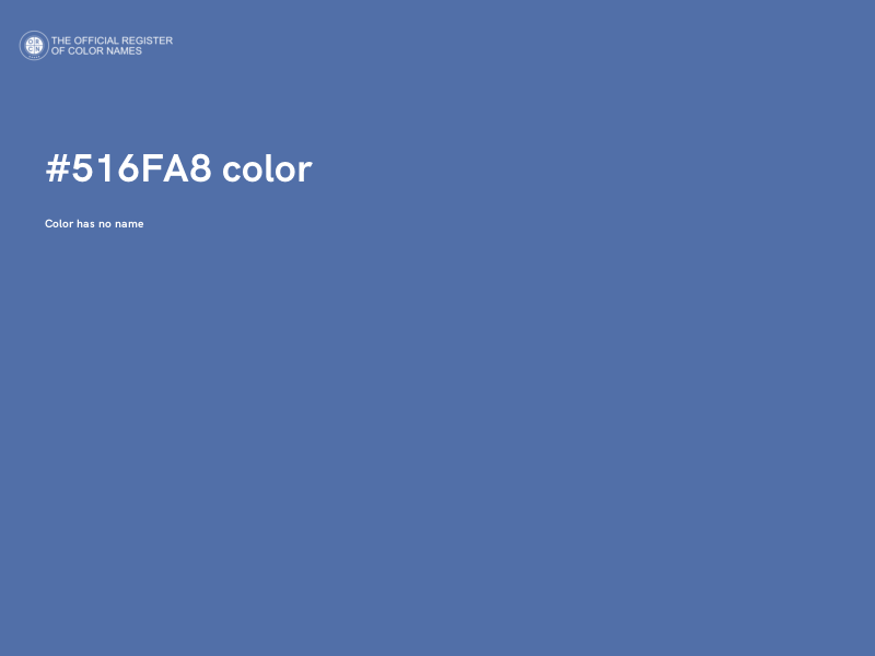 #516FA8 color image