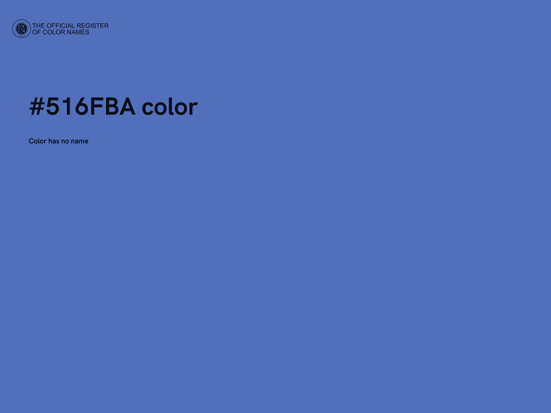 #516FBA color image