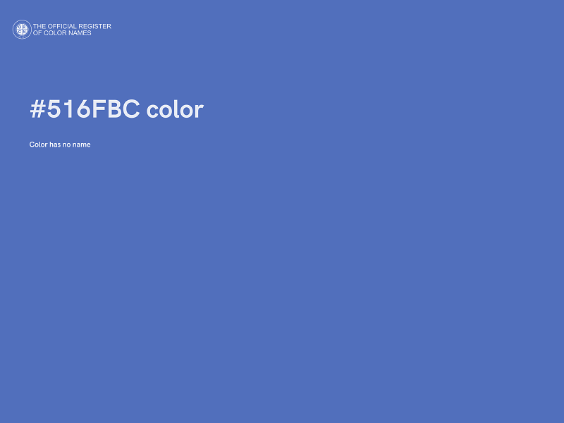 #516FBC color image