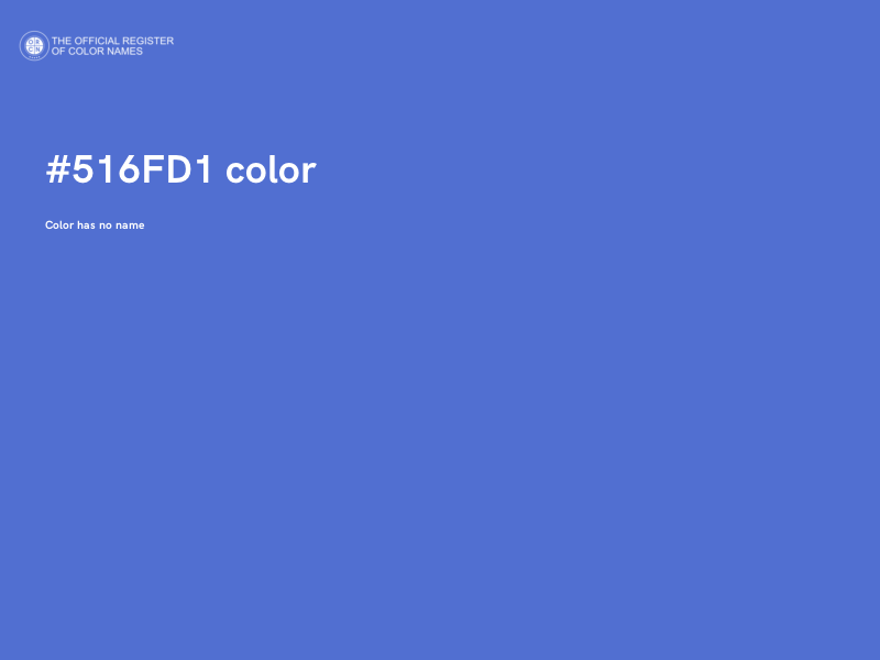 #516FD1 color image