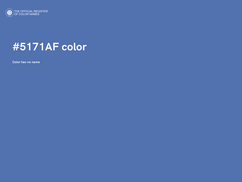 #5171AF color image