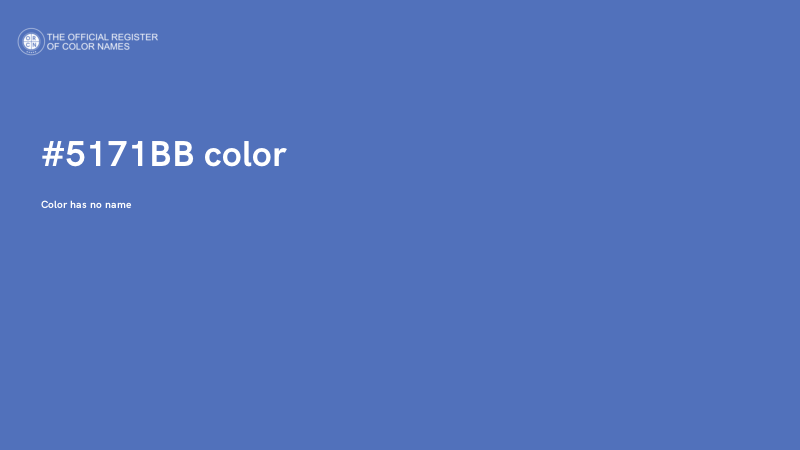 #5171BB color image