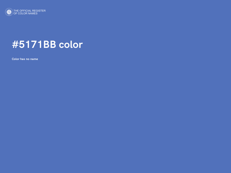 #5171BB color image