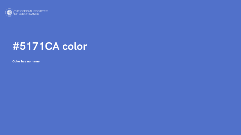 #5171CA color image