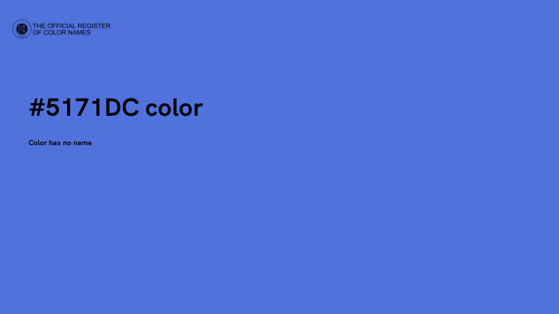 #5171DC color image