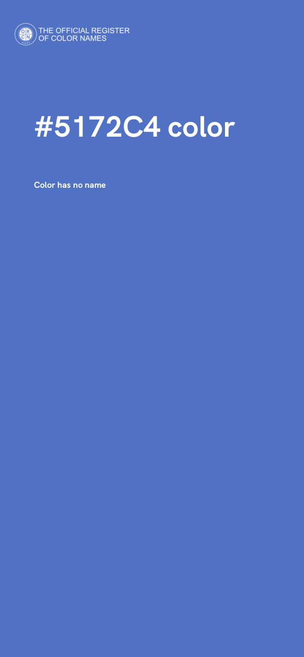 #5172C4 color image