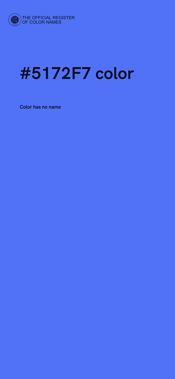 #5172F7 color image