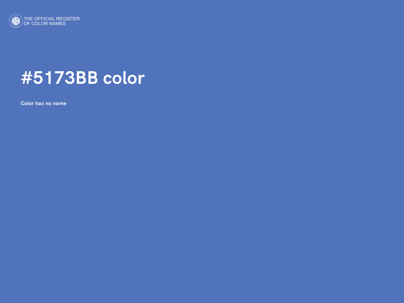 #5173BB color image