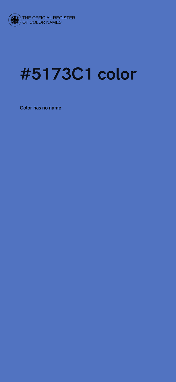 #5173C1 color image