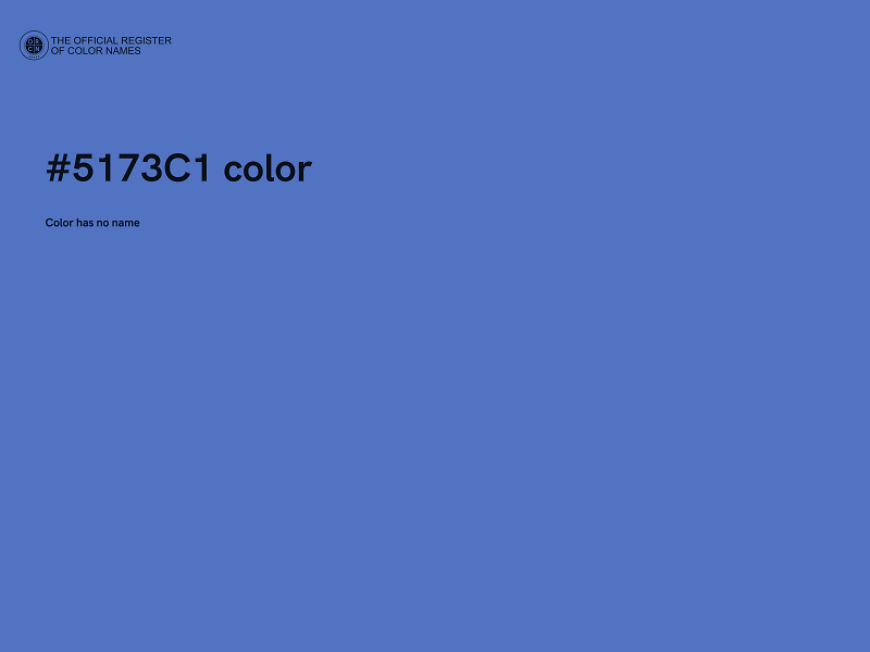 #5173C1 color image